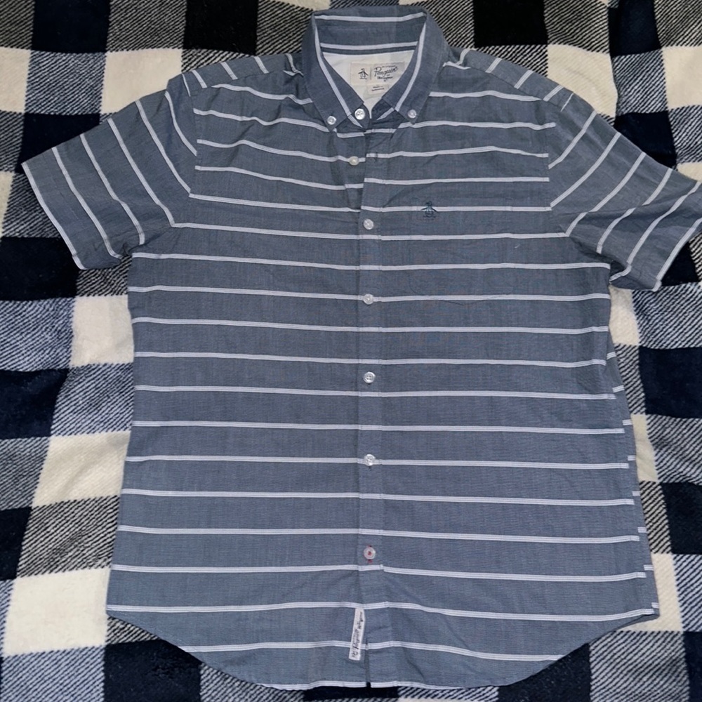 MENS sz medium ss buton shirt new